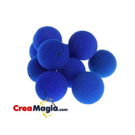 Bolas de esponja azul